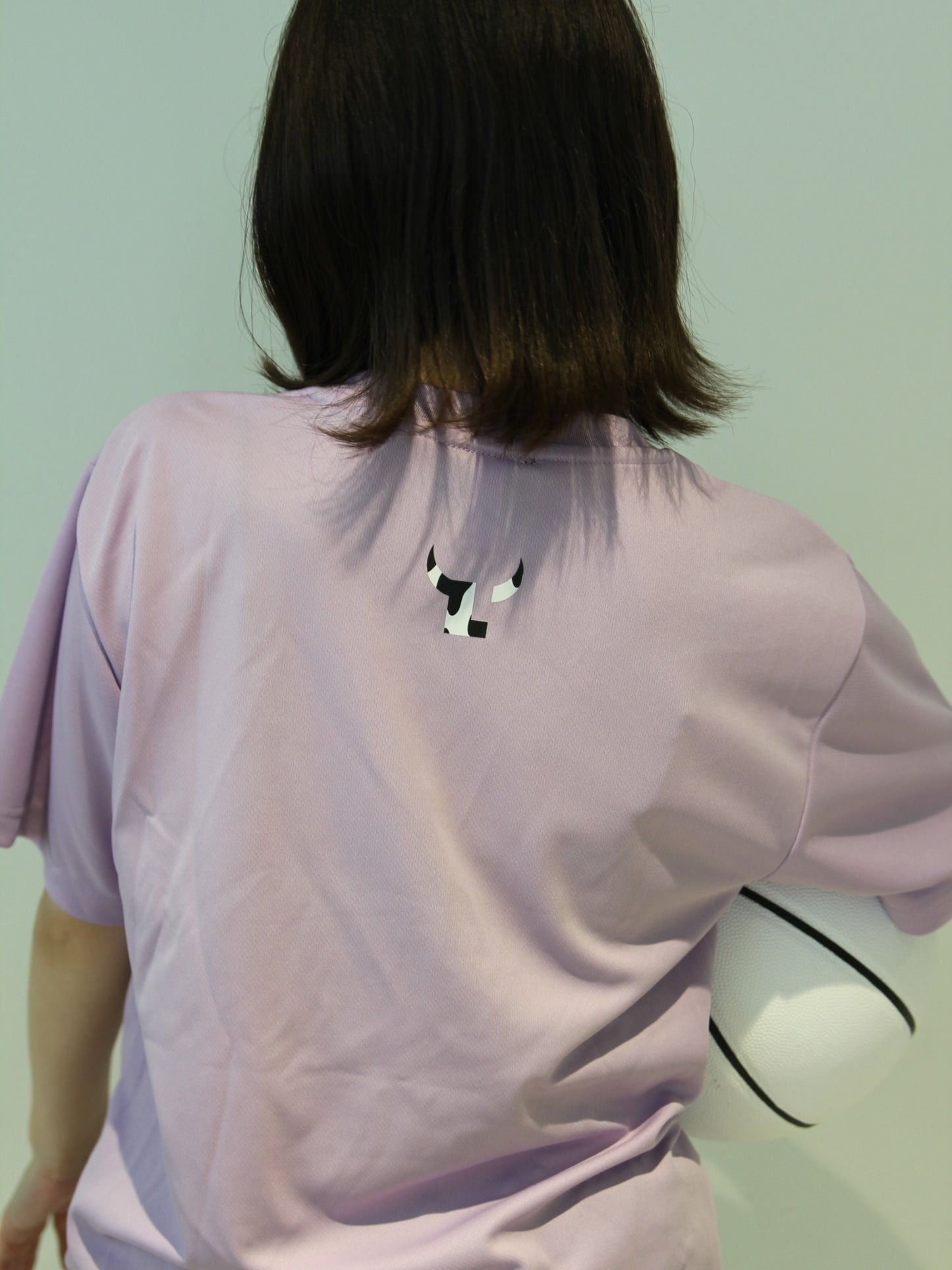 ライトウシガラTシャツ:ライトパープル