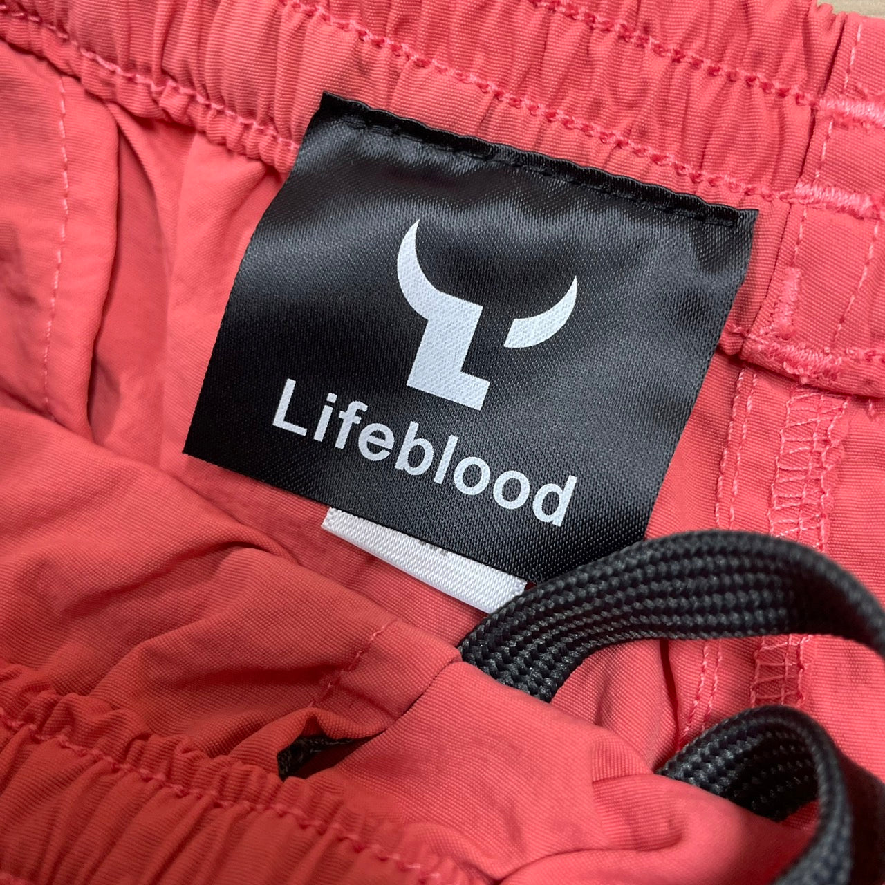 Lifeblood タグパンツ:コーラル