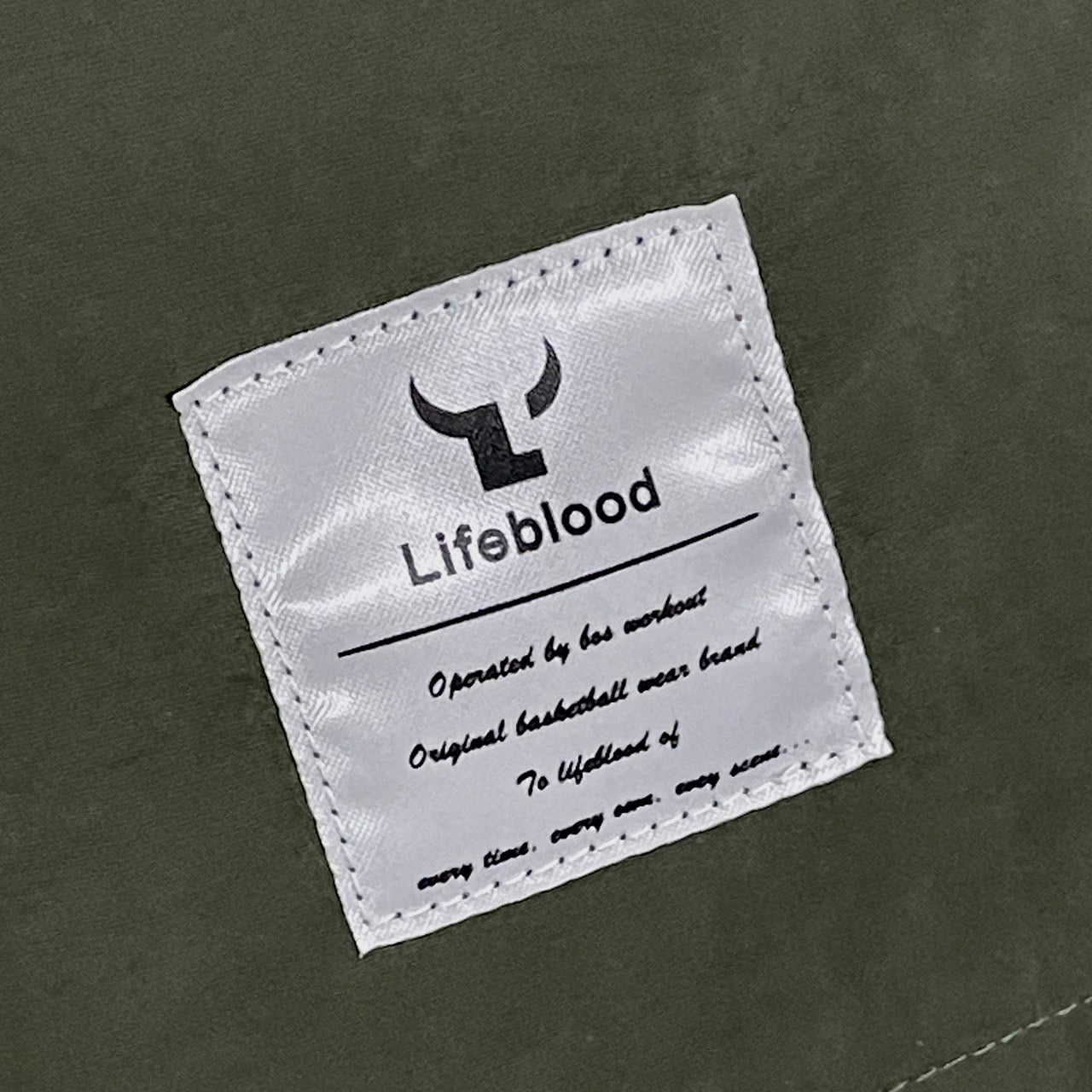 Lifeblood タグパンツ:オリーブ