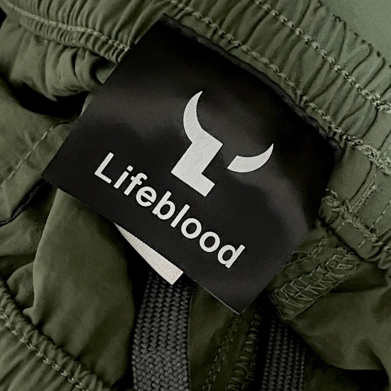 Lifeblood タグパンツ:オリーブ