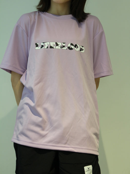 ライトウシガラTシャツ：ライトパープル
