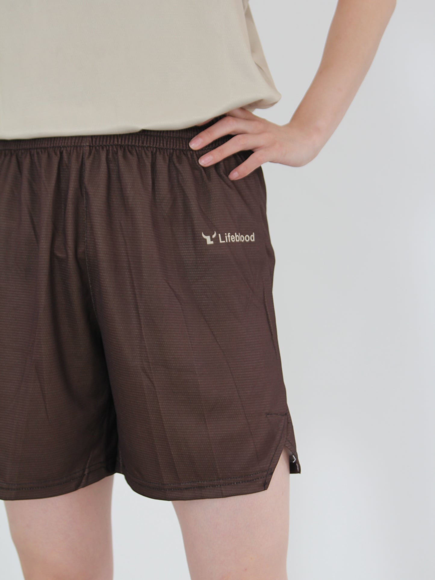 Lifeblood core Shorts：Brown