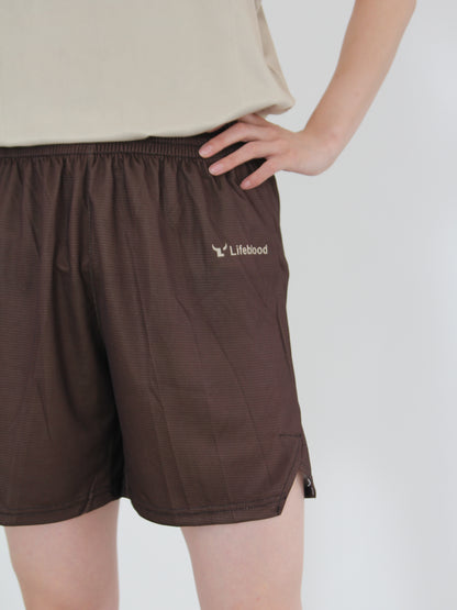 Lifeblood core Shorts：Brown