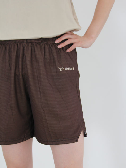 Lifeblood core Shorts：Brown