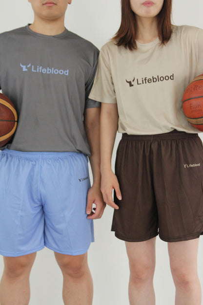 Lifeblood core Shorts：Light Blue