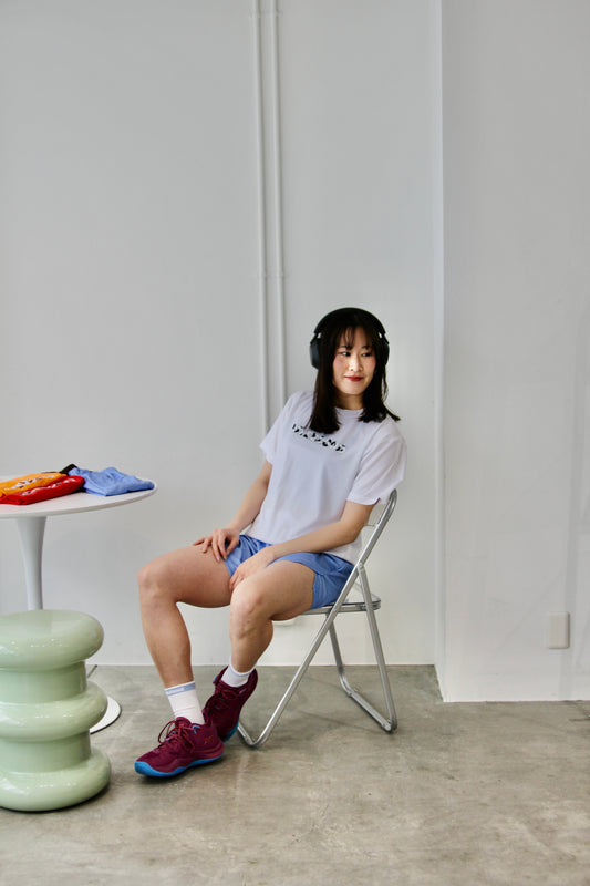 ウシガラTシャツ：ホワイト