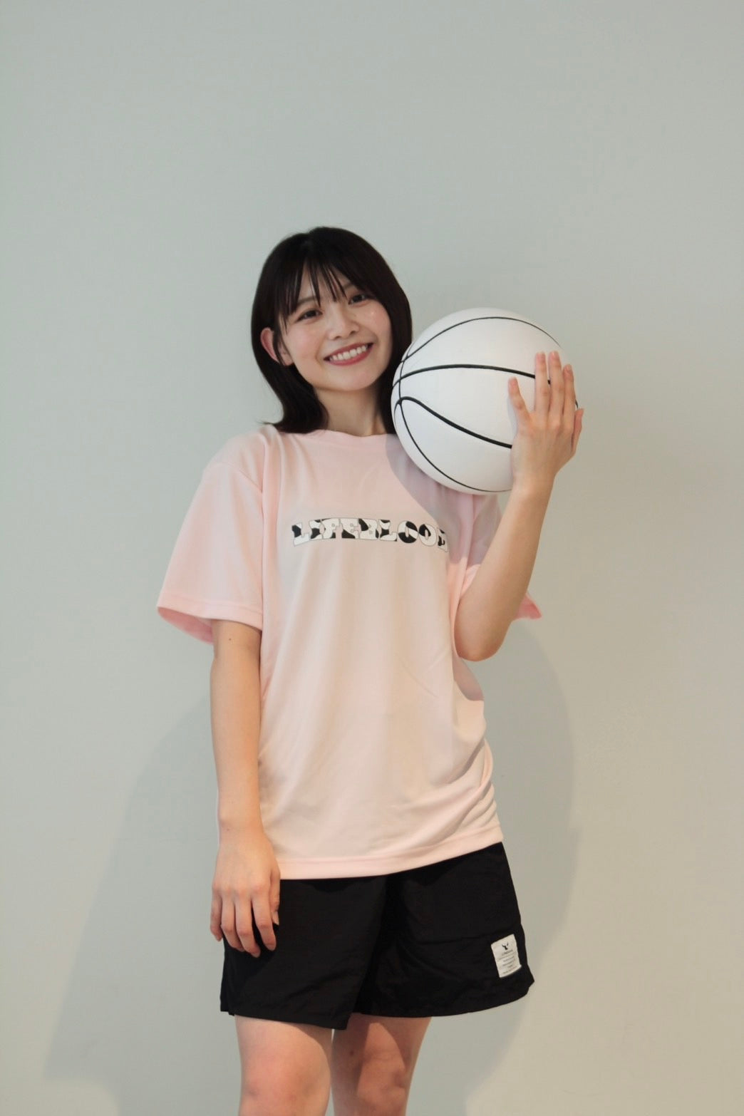 ライトウシガラTシャツ：ライトピンク